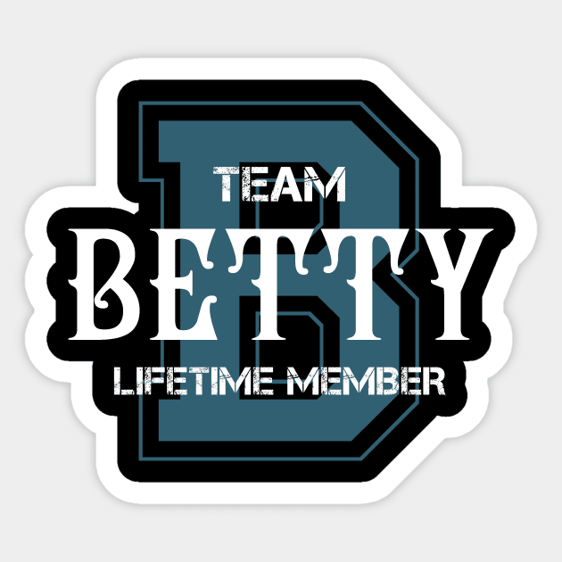 BETTY Sticker by TANISHA TORRES